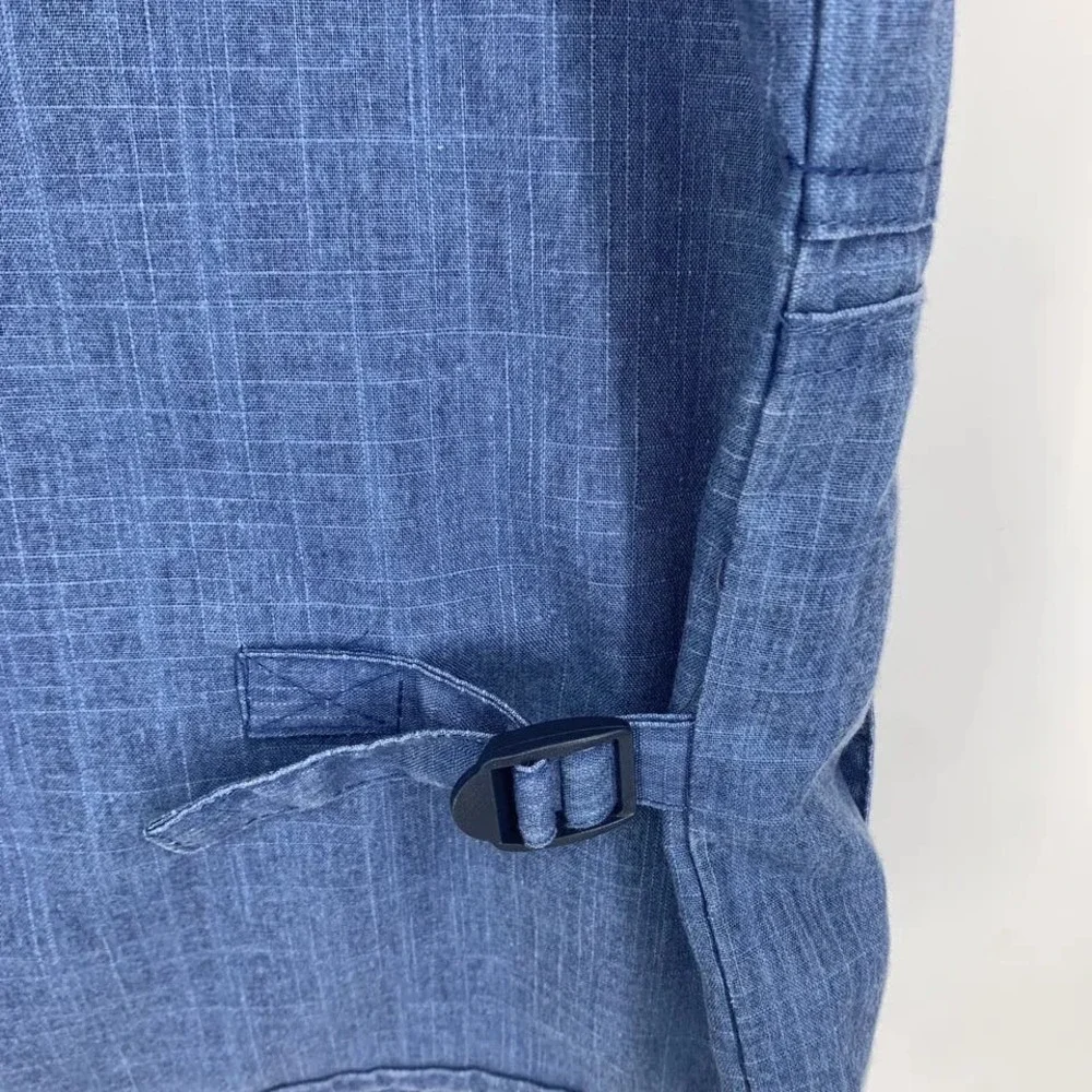 Men's Linen Hunting Travel Utility Vest - SZ 2XL - Multi-Pocketed M560 - Picture 10 of 12